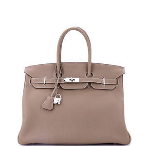 Hermes Birkin Handbag Grey Togo With #186476H17B